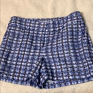 Vineyard Vines Eyelet blue white gingham shorts